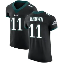 Men's A.J. Brown Philadelphia Eagles No.11 Elite Alternate Vapor Untouchable Jersey - Black