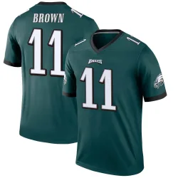 Men's A.J. Brown Philadelphia Eagles No.11 Legend Jersey - Green
