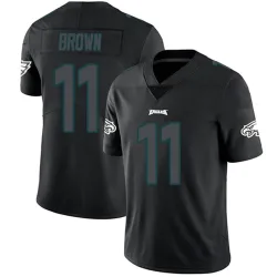 Men's A.J. Brown Philadelphia Eagles No.11 Limited Jersey - Black Impact