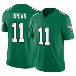 Men's A.J. Brown Philadelphia Eagles No.11 Limited Kelly Alternate Vapor F.U.S.E. Jersey - Green
