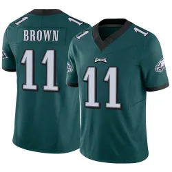 Men's A.J. Brown Philadelphia Eagles No.11 Limited Vapor F.U.S.E. Jersey - Green