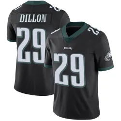 Men's AJ Dillon Philadelphia Eagles No.29 Limited Alternate Vapor Untouchable Jersey - Black