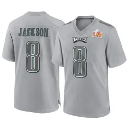 Men's Adoree' Jackson Philadelphia Eagles No.8 Game Atmosphere Fashion Super Bowl LIX Jersey - Gray