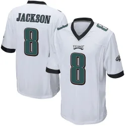 Men's Adoree' Jackson Philadelphia Eagles No.8 Game Jersey - White