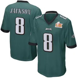 Men's Adoree' Jackson Philadelphia Eagles No.8 Game Team Color Super Bowl LIX Jersey - Green