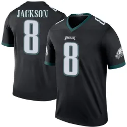 Men's Adoree' Jackson Philadelphia Eagles No.8 Legend Color Rush Jersey - Black