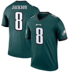 Men's Adoree' Jackson Philadelphia Eagles No.8 Legend Jersey - Green