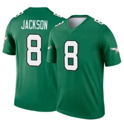 Men's Adoree' Jackson Philadelphia Eagles No.8 Legend Kelly Alternate Jersey - Green