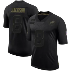 Men's Adoree' Jackson Philadelphia Eagles No.8 Limited 2020 Salute To Service Jersey - Black