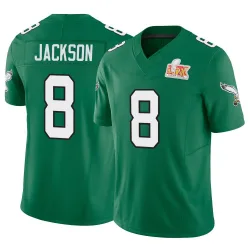 Men's Adoree' Jackson Philadelphia Eagles No.8 Limited Kelly Alternate Vapor F.U.S.E. Super Bowl LIX Jersey - Green