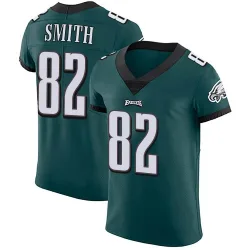 Men's Ainias Smith Philadelphia Eagles No.82 Elite Midnight Team Color Vapor Untouchable Jersey - Green