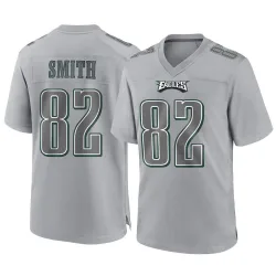 Men's Ainias Smith Philadelphia Eagles No.82 Game Atmosphere Fashion Jersey - Gray