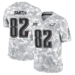 Men's Ainias Smith Philadelphia Eagles No.82 Limited 2024 Salute to Service Jersey - Arctic Camo