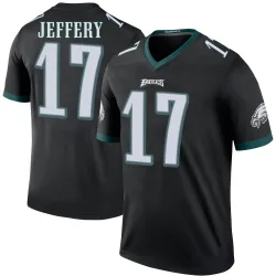 Men's Alshon Jeffery Philadelphia Eagles No.17 Legend Color Rush Jersey - Black