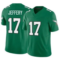 Men's Alshon Jeffery Philadelphia Eagles No.17 Limited Kelly Alternate Vapor F.U.S.E. Jersey - Green