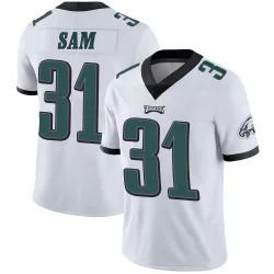 Men's Andre' Sam Philadelphia Eagles No.31 Limited Vapor Untouchable Jersey - White