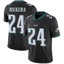 Men's Andrew Mukuba Philadelphia Eagles No.24 Limited Alternate Vapor Untouchable Jersey - Black