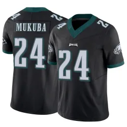 Men's Andrew Mukuba Philadelphia Eagles No.24 Limited Vapor F.U.S.E. Jersey - Black