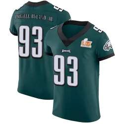 Men's Antwaun Powell-Ryland Jr. Philadelphia Eagles No.93 Elite Midnight Team Color Vapor Untouchable Super Bowl LIX Jersey - Gr