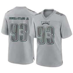 Men's Antwaun Powell-Ryland Jr. Philadelphia Eagles No.93 Game Atmosphere Fashion Jersey - Gray