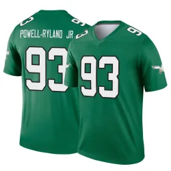 Men's Antwaun Powell-Ryland Jr. Philadelphia Eagles No.93 Legend Kelly Alternate Jersey - Green