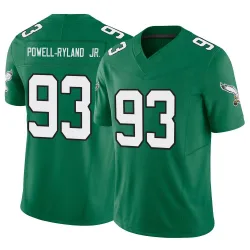 Men's Antwaun Powell-Ryland Jr. Philadelphia Eagles No.93 Limited Kelly Alternate Vapor F.U.S.E. Jersey - Green