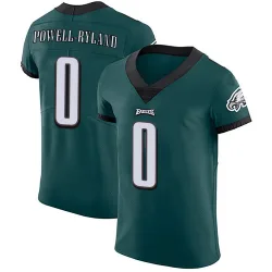 Men's Antwaun Powell-Ryland Philadelphia Eagles No.0 Elite Midnight Team Color Vapor Untouchable Jersey - Green