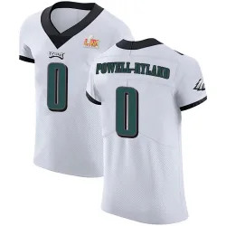 Men's Antwaun Powell-Ryland Philadelphia Eagles No.0 Elite Vapor Untouchable Super Bowl LIX Jersey - White