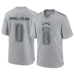 Men's Antwaun Powell-Ryland Philadelphia Eagles No.0 Game Atmosphere Fashion Jersey - Gray