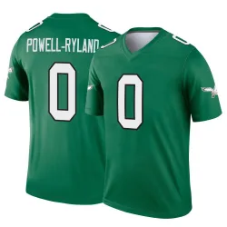 Men's Antwaun Powell-Ryland Philadelphia Eagles No.0 Legend Kelly Alternate Jersey - Green