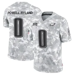 Men's Antwaun Powell-Ryland Philadelphia Eagles No.0 Limited 2024 Salute to Service Jersey - Arctic Camo