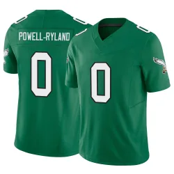 Men's Antwaun Powell-Ryland Philadelphia Eagles No.0 Limited Kelly Alternate Vapor F.U.S.E. Jersey - Green