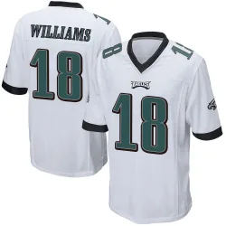 Men's Avery Williams Philadelphia Eagles No.18 Game Jersey - White