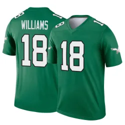 Men's Avery Williams Philadelphia Eagles No.18 Legend Kelly Alternate Jersey - Green