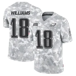 Men's Avery Williams Philadelphia Eagles No.18 Limited 2024 Salute to Service Jersey - Arctic Camo