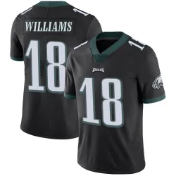 Men's Avery Williams Philadelphia Eagles No.18 Limited Alternate Vapor Untouchable Jersey - Black