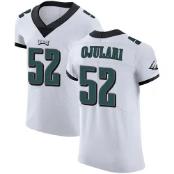 Men's Azeez Ojulari Philadelphia Eagles No.52 Elite Vapor Untouchable Jersey - White