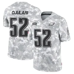 Men's Azeez Ojulari Philadelphia Eagles No.52 Limited 2024 Salute to Service Jersey - Arctic Camo