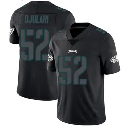 Men's Azeez Ojulari Philadelphia Eagles No.52 Limited Jersey - Black Impact