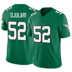Men's Azeez Ojulari Philadelphia Eagles No.52 Limited Kelly Alternate Vapor F.U.S.E. Jersey - Green