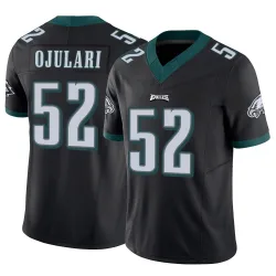 Men's Azeez Ojulari Philadelphia Eagles No.52 Limited Vapor F.U.S.E. Jersey - Black
