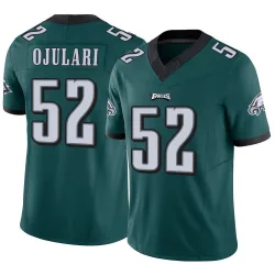Men's Azeez Ojulari Philadelphia Eagles No.52 Limited Vapor F.U.S.E. Jersey - Green