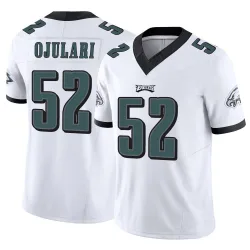 Men's Azeez Ojulari Philadelphia Eagles No.52 Limited Vapor F.U.S.E. Jersey - White
