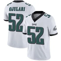 Men's Azeez Ojulari Philadelphia Eagles No.52 Limited Vapor Untouchable Jersey - White