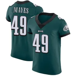 Men's BJ Mayes Philadelphia Eagles No.49 Elite Midnight Team Color Vapor Untouchable Jersey - Green