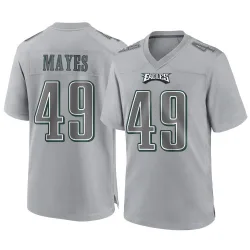 Men's BJ Mayes Philadelphia Eagles No.49 Game Atmosphere Fashion Jersey - Gray