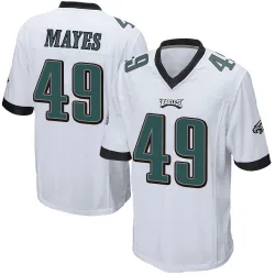 Men's BJ Mayes Philadelphia Eagles No.49 Game Jersey - White