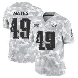 Men's BJ Mayes Philadelphia Eagles No.49 Limited 2024 Salute to Service Jersey - Arctic Camo