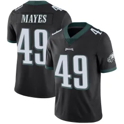 Men's BJ Mayes Philadelphia Eagles No.49 Limited Alternate Vapor Untouchable Jersey - Black