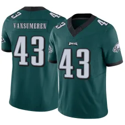 Men's Ben VanSumeren Philadelphia Eagles No.43 Limited Vapor F.U.S.E. Jersey - Green